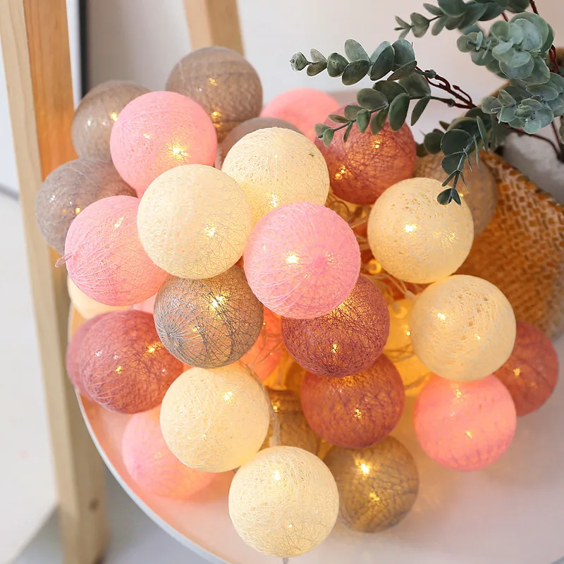 Colorful Ball String Lights Small Lantern Led Light String Girl Bedroom Renovation Tent Room Layout Ins Decorative Light String
Colorful Ball String Lights Small Lantern Led Light String Girl Bedroom Renovation Tent Room Layout Ins Decorative Light String