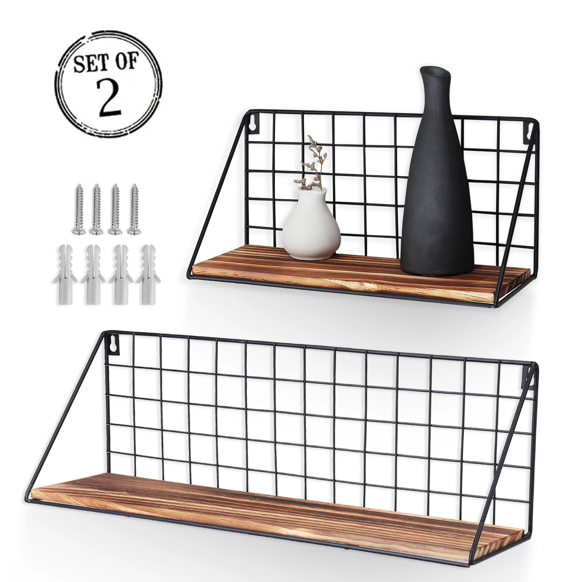2pcs Wooden Iron Wall Shelf Punch-Free Wall Mounted Rack Wall Shelf Rack Kitchen Storage Rack Living Room Decor Storage Shelf
2pcs Wooden Iron Wall Shelf Punch-Free Wall Mounted Rack Wall Shelf Rack Kitchen Storage Rack Living Room Decor Storage Shelf