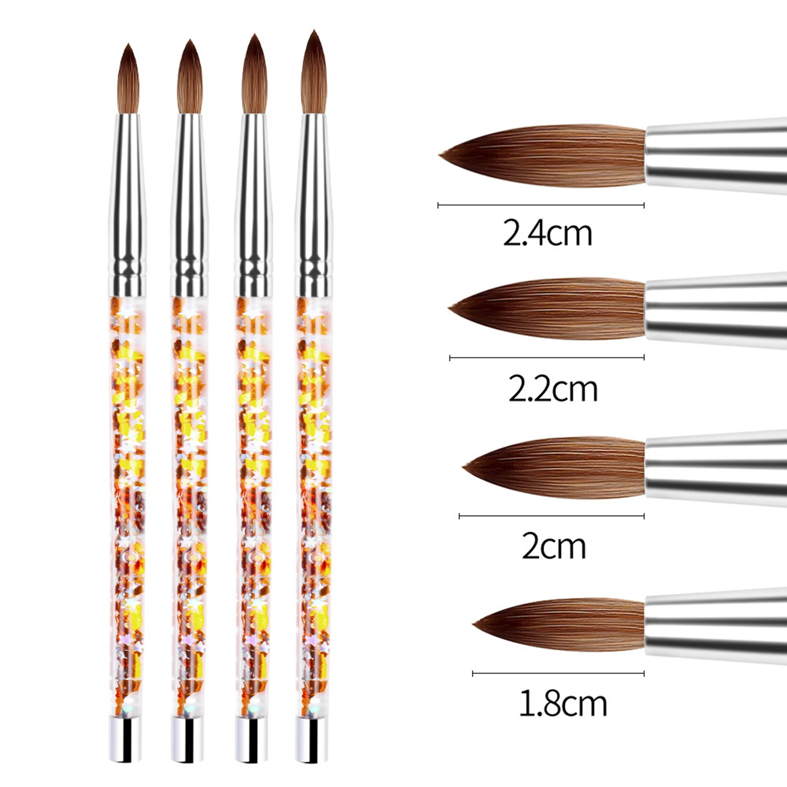 Nail Art Brush Acrylic UV Gel Glitter Painting Brushes Crystal Handle Nylon Hair Carving Flower Pens For Nail Art Arts,Crafts
Nail Art Brush Acrylic UV Gel Glitter Painting Brushes Crystal Handle Nylon Hair Carving Flower Pens For Nail Art Arts,Crafts