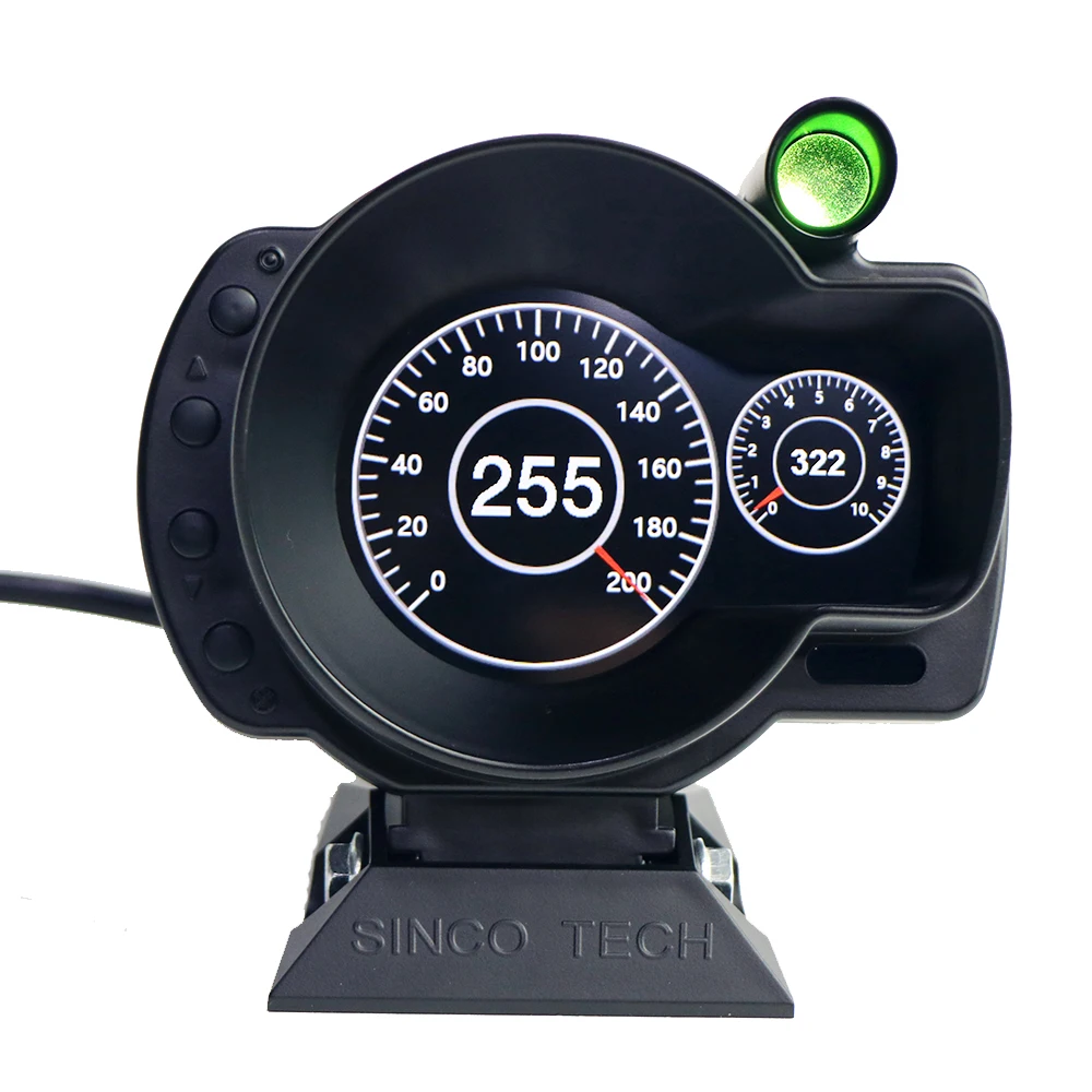 Car 10000RPM Gauge OBDII Sinco Tech Dash Speed rpm water temperature Voltage digital LCD Screen Display Gauge universial
Car 10000RPM Gauge OBDII Sinco Tech Dash Speed rpm water temperature Voltage digital LCD Screen Display Gauge universial
