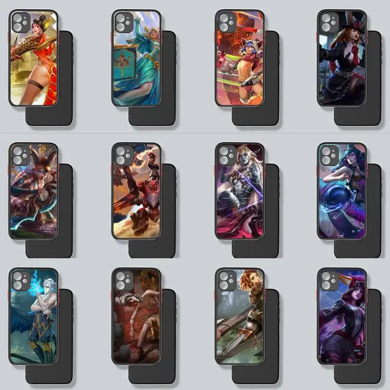 Vainglory Game MOBA Phone Case Black Color Matte Transparent For iPhone 13 12 11 Mini Pro Max X XR XS 7 8 Plus Shell Cover Coque
Vainglory Game MOBA Phone Case Black Color Matte Transparent For iPhone 13 12 11 Mini Pro Max X XR XS 7 8 Plus Shell Cover Coque