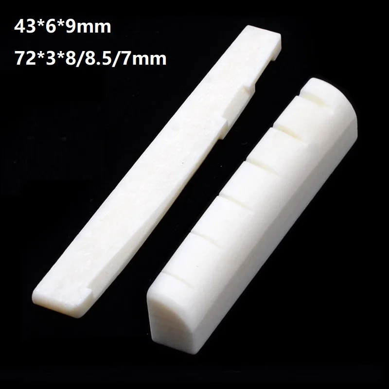 Cattle Bone Saddle and Nut for Acoustic Guitar 6 String Folk Guitar Bridge Saddle and Nut Guitar Parts Guitar Bone Nut
Cattle Bone Saddle and Nut for Acoustic Guitar 6 String Folk Guitar Bridge Saddle and Nut Guitar Parts Guitar Bone Nut