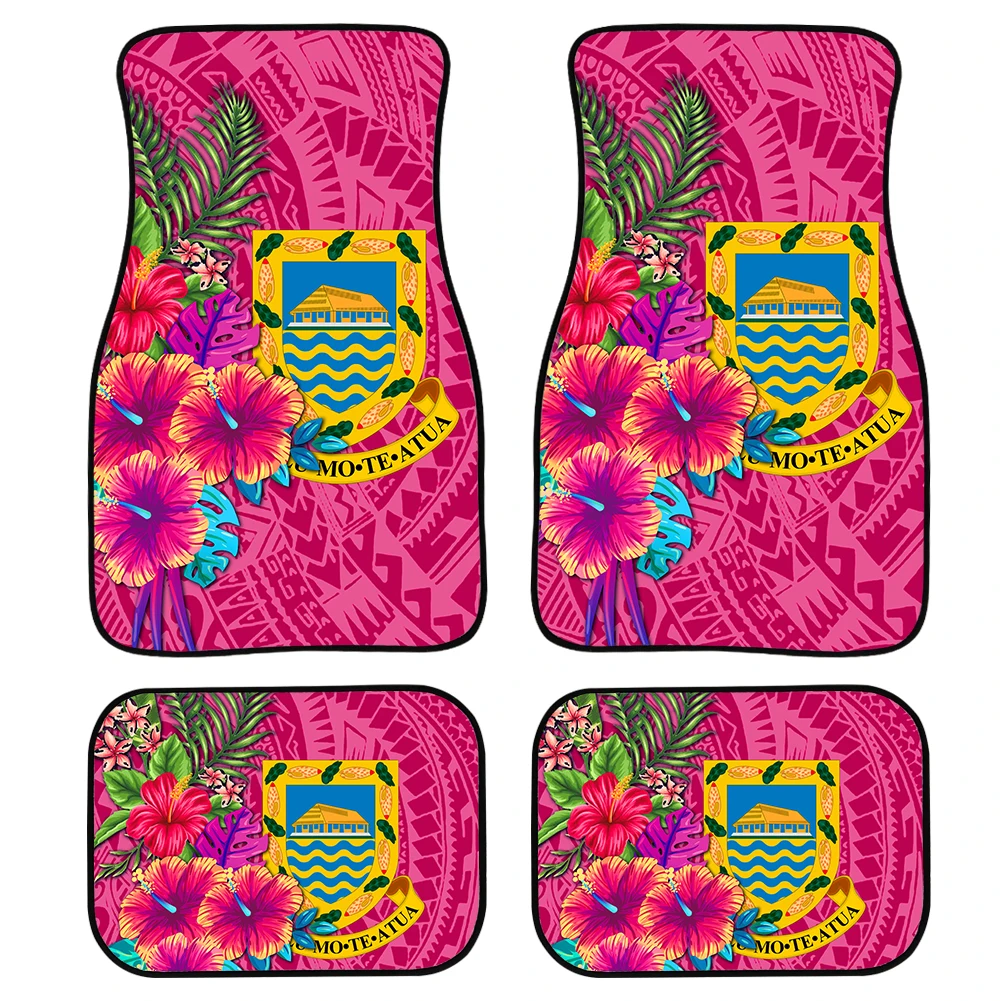Tuvalu Print Car Floor Mats Polynesia Flower 4Pcs/Set Dustproof Vehicle Accessorie Car Front/Rear Carpet Floor Mats Anti-slip 
Tuvalu Print Car Floor Mats Polynesia Flower 4Pcs/Set Dustproof Vehicle Accessorie Car Front/Rear Carpet Floor Mats Anti-slip