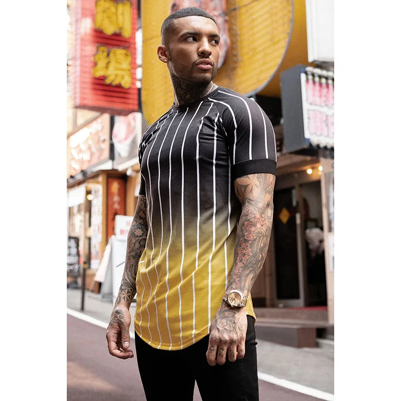 Free Shipping Gradient Stripe Print Men's Vintage T-shirt Fashion Oversized Streetwear Tee Mens Summer Short Sleeve T Shirts
Free Shipping Gradient Stripe Print Men's Vintage T-shirt Fashion Oversized Streetwear Tee Mens Summer Short Sleeve T Shirts