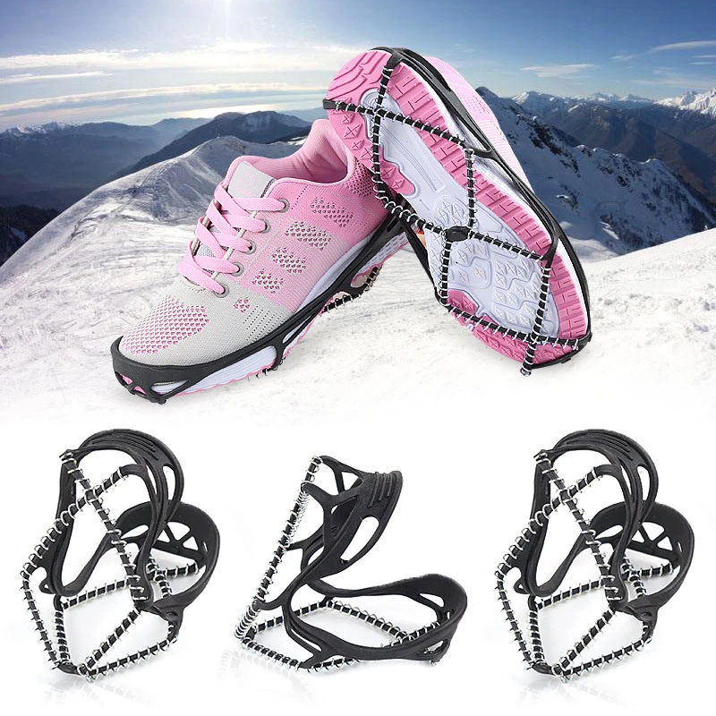 1 Pair Ice Crampons Ice Gripper Winter Snow Boot Shoes Covers Ice Gripper Anti-skid Snow Traction Cleats
1 Pair Ice Crampons Ice Gripper Winter Snow Boot Shoes Covers Ice Gripper Anti-skid Snow Traction Cleats