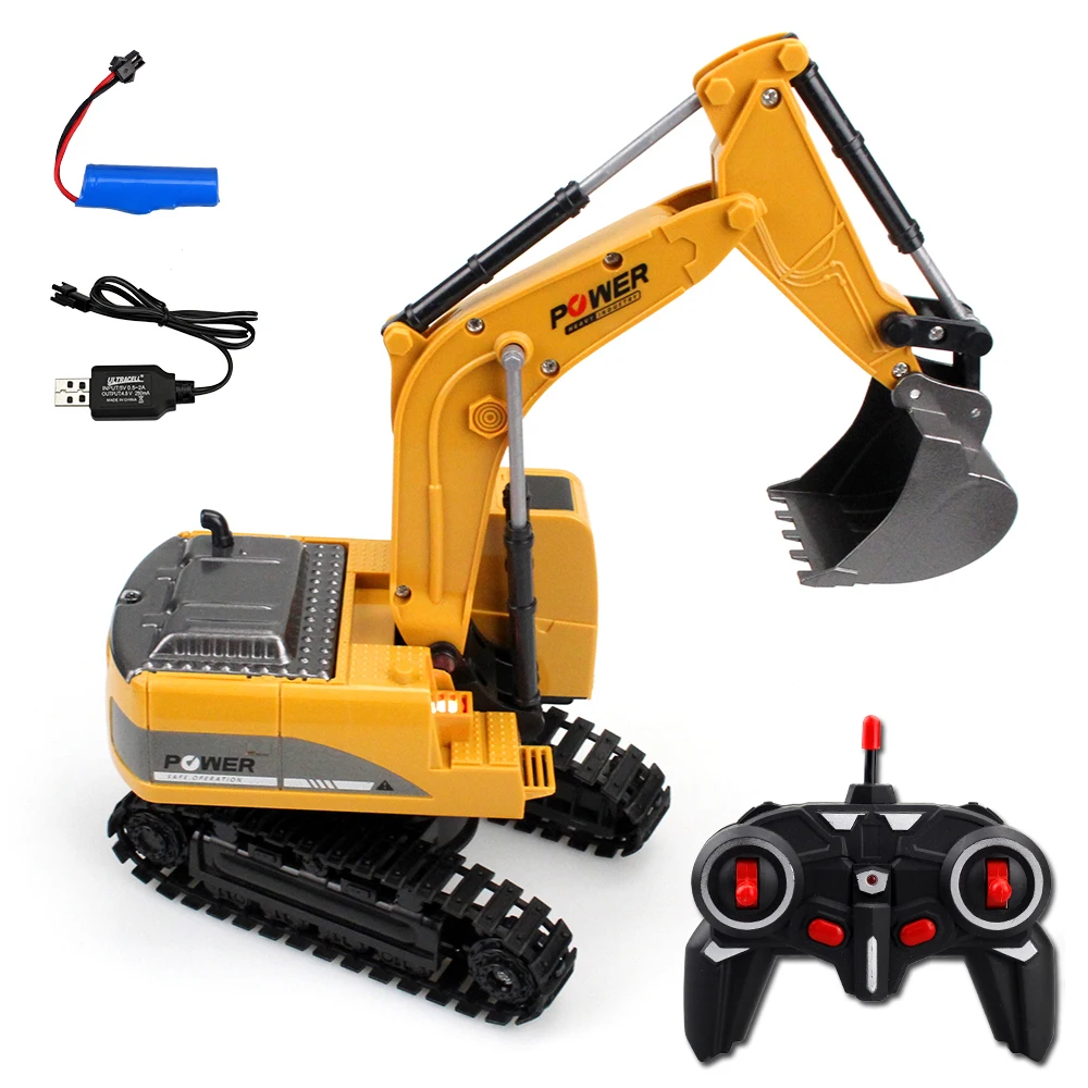 2.4G RC Excavator Electric Mini Remote Control Bulldozer 1:24 Alloy Plastic Engineering Car Truck Dump Crane Vehicle Toy For Boy
2.4G RC Excavator Electric Mini Remote Control Bulldozer 1:24 Alloy Plastic Engineering Car Truck Dump Crane Vehicle Toy For Boy