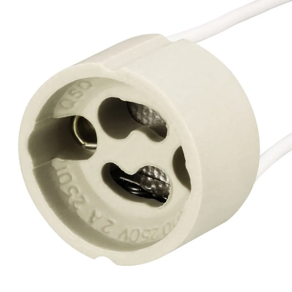 5pcs/lot GU10 Lamp Holder Ceramic Connector Socket GU10 Lamp Base with Cable for LED Halogen Lamp Light
5pcs/lot GU10 Lamp Holder Ceramic Connector Socket GU10 Lamp Base with Cable for LED Halogen Lamp Light
