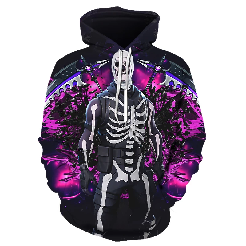 New 3D Rib Skull Bone Print Hooded Clown Hallowmas Cosplay Hoodies Men/Women Autumn Long sleeve loose sweatshirt Dropshipping
New 3D Rib Skull Bone Print Hooded Clown Hallowmas Cosplay Hoodies Men/Women Autumn Long sleeve loose sweatshirt Dropshipping