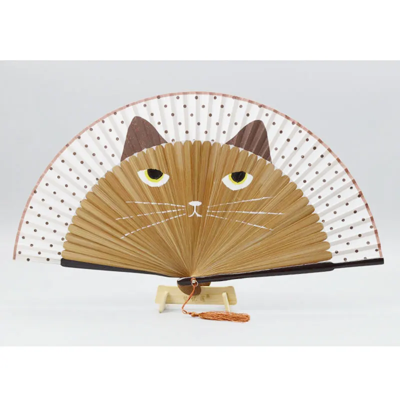 21x2.7cm Summer Cute Cat Fans Silk Bamboo Hand Painted Cartoon Cat Folding Fan Party Favour Home decorations 1piece
21x2.7cm Summer Cute Cat Fans Silk Bamboo Hand Painted Cartoon Cat Folding Fan Party Favour Home decorations 1piece