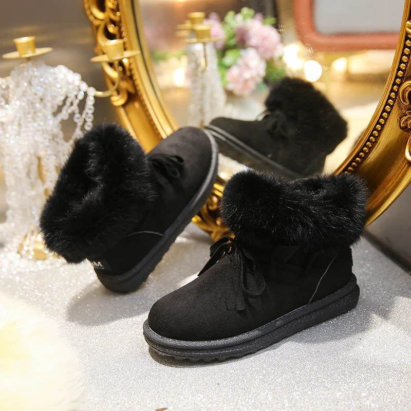 Winter Women Retro Warm Casual Non-slip Fashion Round toe Flat-bottomed Thick-soled Comfortable High-top Fuzzy PU Shoes 1302
Winter Women Retro Warm Casual Non-slip Fashion Round toe Flat-bottomed Thick-soled Comfortable High-top Fuzzy PU Shoes 1302