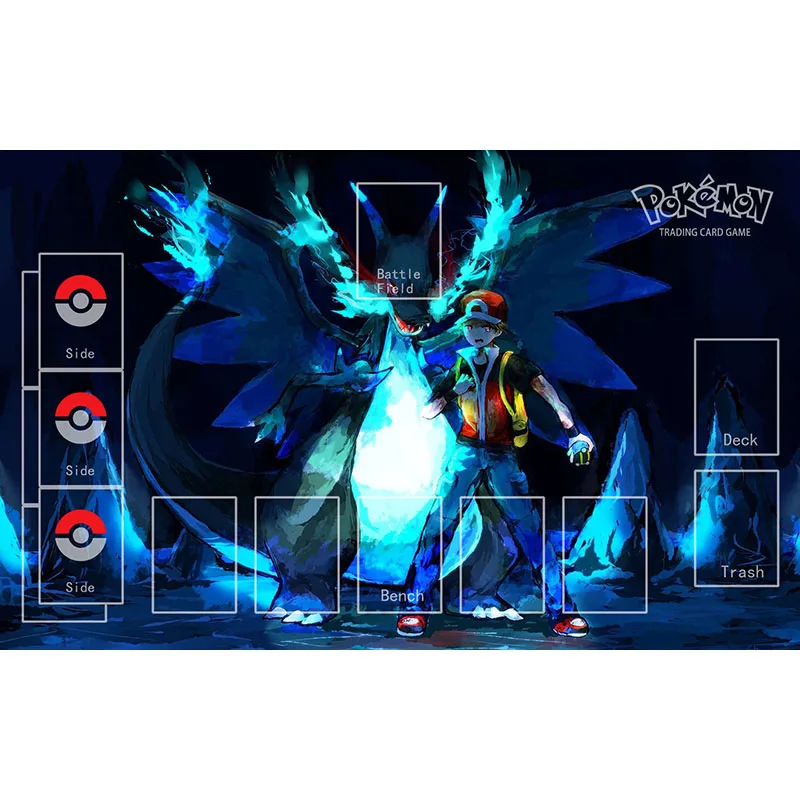 6 стилей PTCG продавцов Pokemon Card, Чаризард, Мьюту боевые игровой стол коврик 60*37,5 см игровая коллекция карт Детские Подарочные игрушки
6 стилей PTCG продавцов Pokemon Card, Чаризард, Мьюту боевые игровой стол коврик 60*37,5 см игровая коллекция карт Детские Подарочные игрушки
