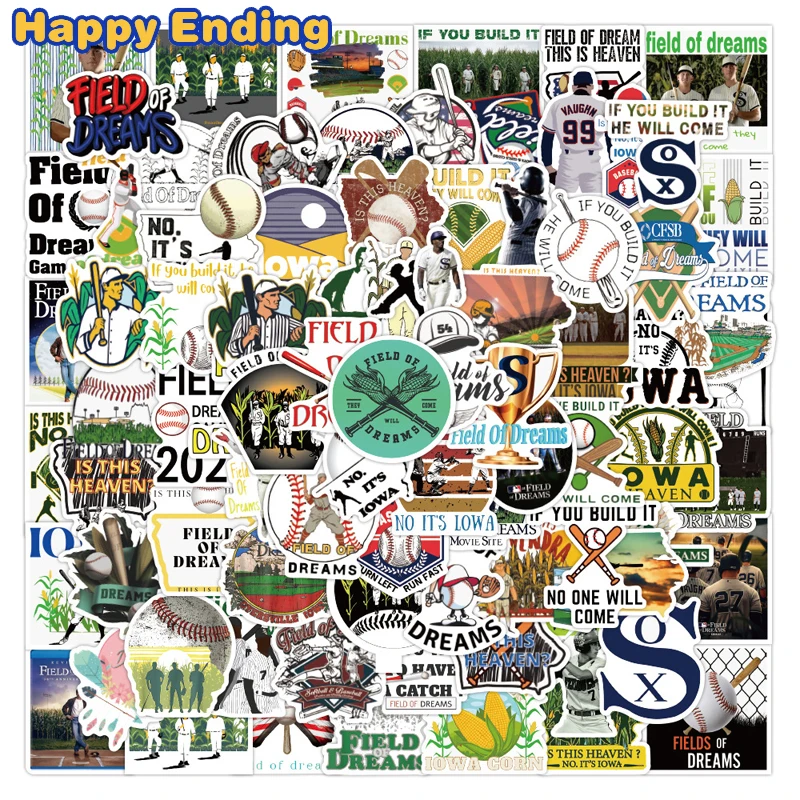 10/30/50PCS Field Of Dreams Classic Movie Stickers For Laptop Skateboard Bicycle Toy Mobile Phone Motorcycle Dream Gift Guitar
10/30/50PCS Field Of Dreams Classic Movie Stickers For Laptop Skateboard Bicycle Toy Mobile Phone Motorcycle Dream Gift Guitar