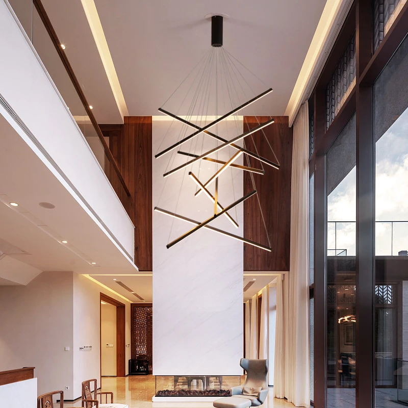 Duplex Stair LED Chandelier Villa Loft Apartment Dining Room Kichen Home Decora Lamp Creative Long Line Simple Hanging Lights
Duplex Stair LED Chandelier Villa Loft Apartment Dining Room Kichen Home Decora Lamp Creative Long Line Simple Hanging Lights
