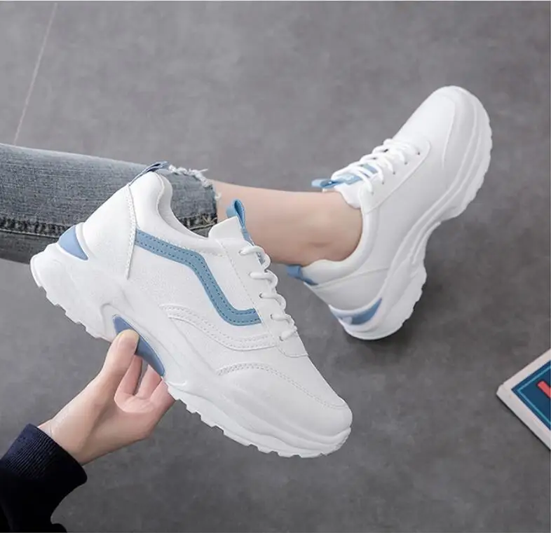 Women Vulcanize Shoes Casual Fashion New Woman Comfortable Breathable White Flats Female Platform Sneakers Chaussure Femme
Women Vulcanize Shoes Casual Fashion New Woman Comfortable Breathable White Flats Female Platform Sneakers Chaussure Femme