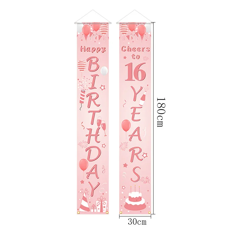 Pink 16 Year Birthday Door Banner Meet 16 Happy Birthbay Party Decor Rose Gold Balloon Cheer 16 Princess Sixteen Birthday Ballon
Pink 16 Year Birthday Door Banner Meet 16 Happy Birthbay Party Decor Rose Gold Balloon Cheer 16 Princess Sixteen Birthday Ballon