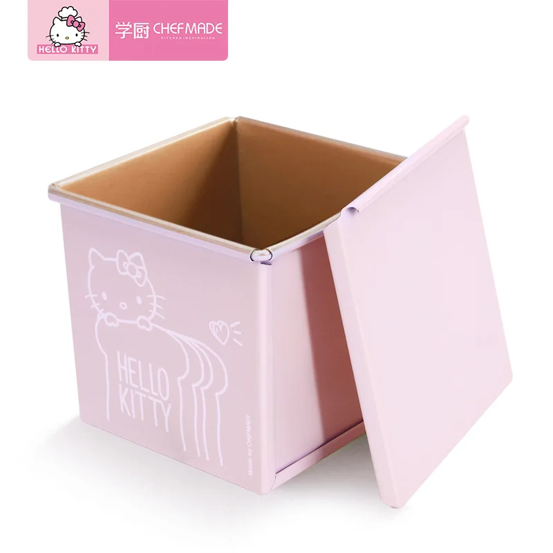 CHEFMADE hello kitty противни с крышкой антипригарная коробка для тостов и хлеба форма