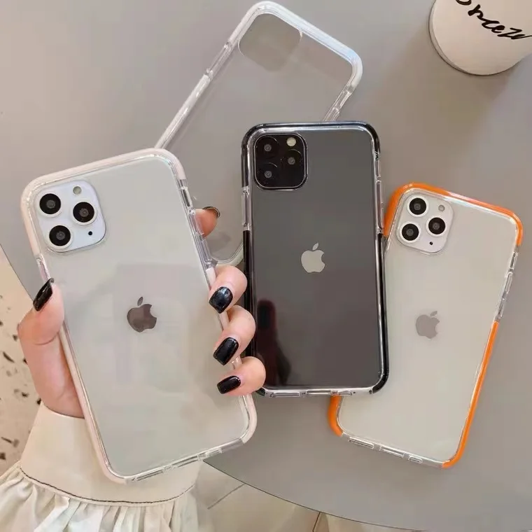 Thickening Square Frame Case for iphone 11 pro max XS Max XR X XS 7 8 plus 6 6s plus Classic Simple Transparent Cover
Thickening Square Frame Case for iphone 11 pro max XS Max XR X XS 7 8 plus 6 6s plus Classic Simple Transparent Cover