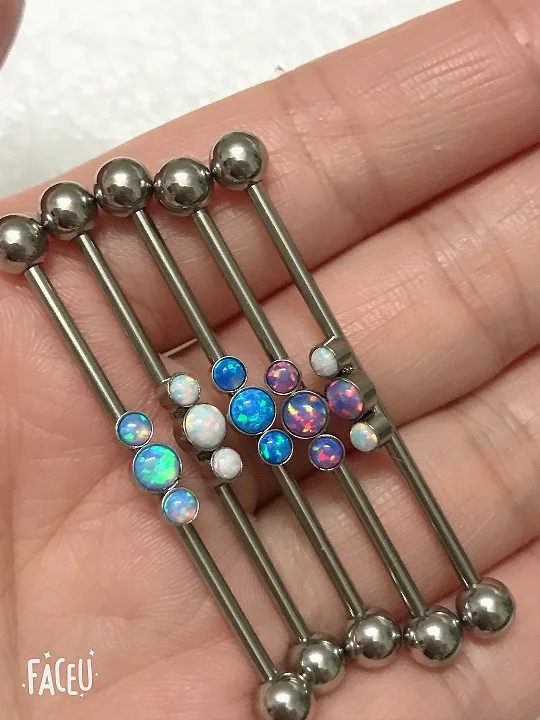 30Pc/Bag 14G Industrial Piercing Barbells Jewelry 1.6X38mm Surgical Steel Women Men Cartilage Earring Body Piercing
30Pc/Bag 14G Industrial Piercing Barbells Jewelry 1.6X38mm Surgical Steel Women Men Cartilage Earring Body Piercing