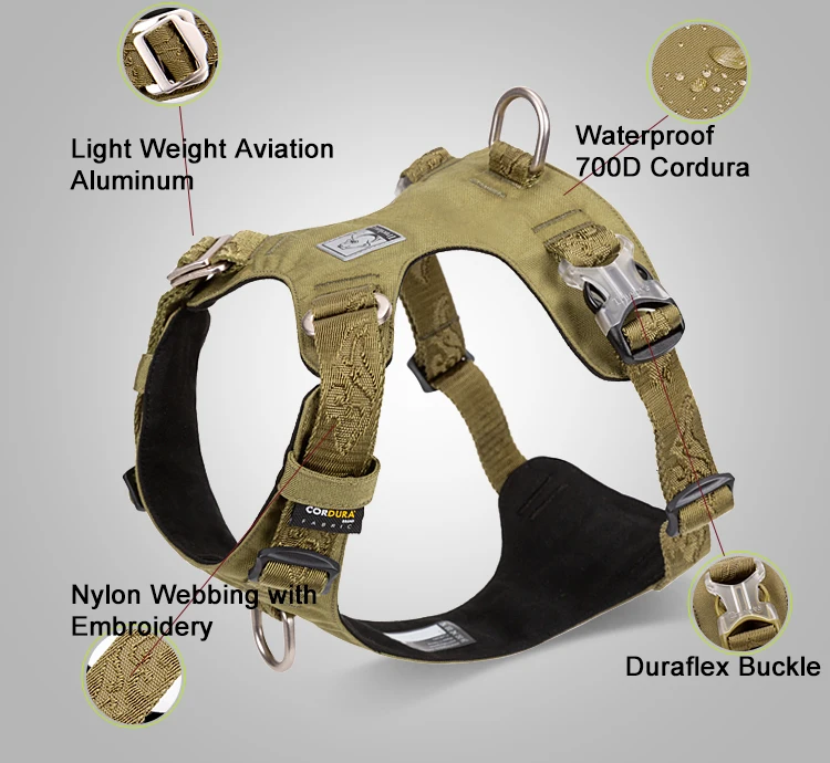 Dog Light Weight Harness Adjustable Outdoor Pet Medium Small Large Adjustable Outdoor Tactical Military Service Tlh6281
Dog Light Weight Harness Adjustable Outdoor Pet Medium Small Large Adjustable Outdoor Tactical Military Service Tlh6281