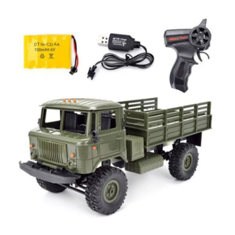 WPL B-24 GAZ-66 1:16 Remote Control Military Truck 4 Wheel Drive Off-Road B24 WPL GAZ RC Car Model Remote Control Climbing Car
WPL B-24 GAZ-66 1:16 Remote Control Military Truck 4 Wheel Drive Off-Road B24 WPL GAZ RC Car Model Remote Control Climbing Car