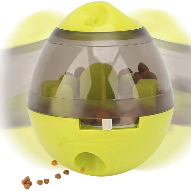 Dog Food Dispenser Ball Toy Interactive Roly-Poly Toy Ball For Dogs Cats Tumbler Design Easy To Clean Non-toxic Pets Product
Dog Food Dispenser Ball Toy Interactive Roly-Poly Toy Ball For Dogs Cats Tumbler Design Easy To Clean Non-toxic Pets Product