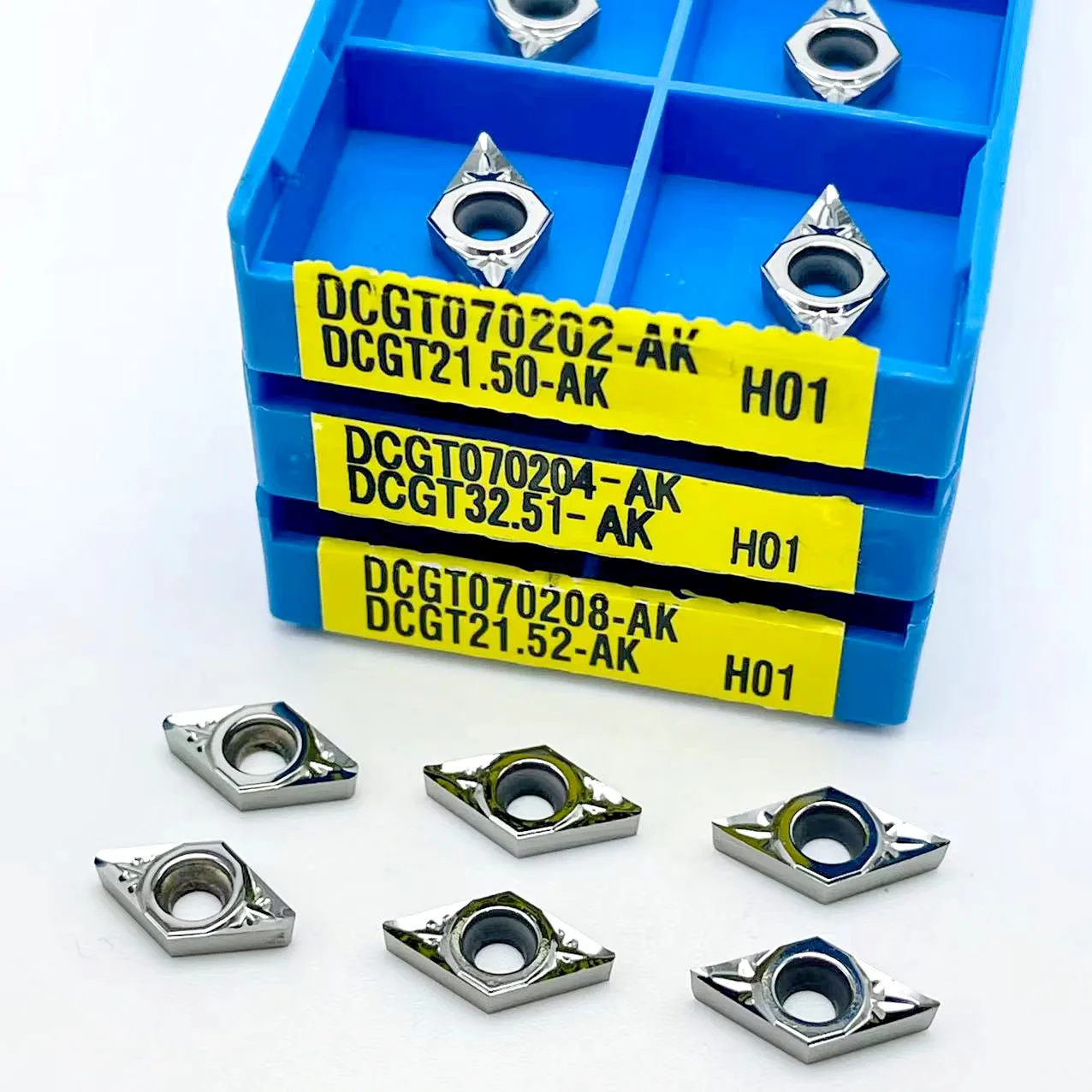 DCGT070202 DCGT070204 DCGT070208 AK H01 100% original Aluminum Alloy Blade DCGT 0702 CNC Lathe Tool Inserts Aluminum Processing
DCGT070202 DCGT070204 DCGT070208 AK H01 100% original Aluminum Alloy Blade DCGT 0702 CNC Lathe Tool Inserts Aluminum Processing
