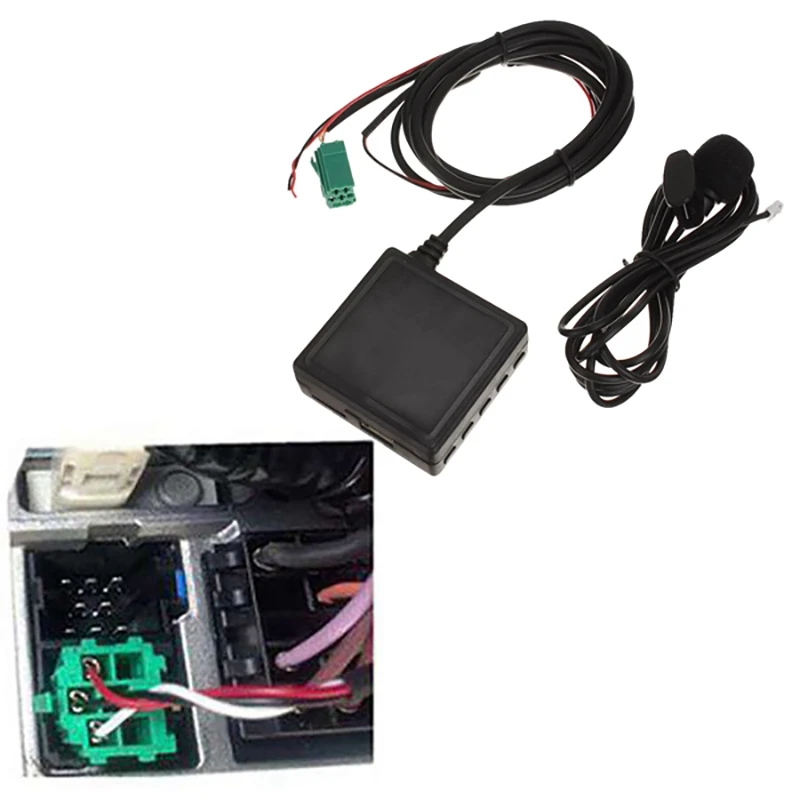 Car Bluetooth Module 6 Pin AUX TF USB Adapter Wireless Radio Player Stereo Audio Module Fit for Renault 2005-2011 
Car Bluetooth Module 6 Pin AUX TF USB Adapter Wireless Radio Player Stereo Audio Module Fit for Renault 2005-2011