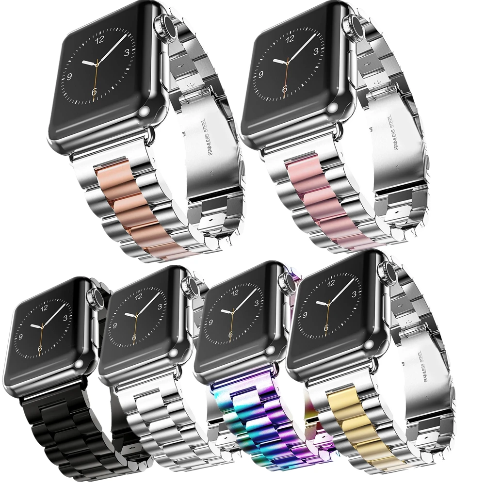 Stainless Steel Wristband for Apple Watch 5 Band 38mm 42mm Women Men Strap for IWatch Bands 44mm 40mm Cinturino Orologio 4 3 2 
Stainless Steel Wristband for Apple Watch 5 Band 38mm 42mm Women Men Strap for IWatch Bands 44mm 40mm Cinturino Orologio 4 3 2