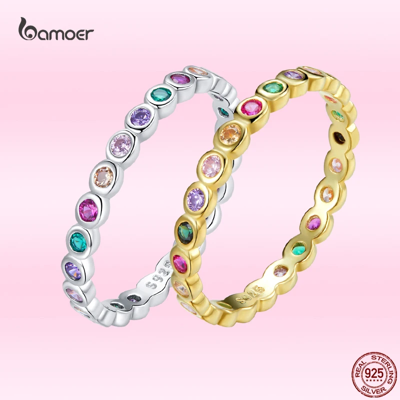 Bamoer GXR714 Exquisite Lucky Ring for Women Luxury Zircon 100% 925 Sterling Silver Gold-Plated Colorful Ring Wedding Jewelry
Bamoer GXR714 Exquisite Lucky Ring for Women Luxury Zircon 100% 925 Sterling Silver Gold-Plated Colorful Ring Wedding Jewelry