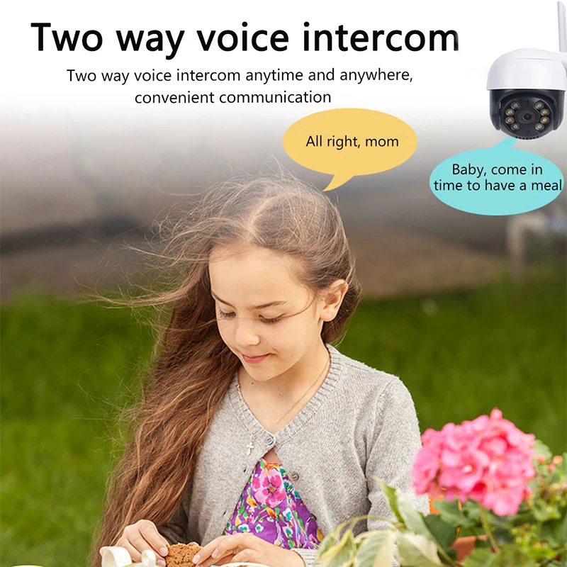 ZL 1080P PTZ Wifi IP Camera Outdoor Zoom AI Human Wireless Camera 360-degree Panoramic Cam With Message Alarm Two-way Voice
ZL 1080P PTZ Wifi IP Camera Outdoor Zoom AI Human Wireless Camera 360-degree Panoramic Cam With Message Alarm Two-way Voice