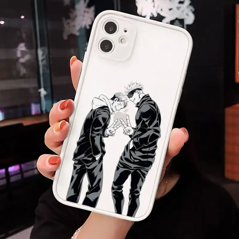 Japan anime Jujutsu Kaisen Phone Cases matte transparent For iphone 7 8 11 12 plus mini x xs xr pro max cover
Japan anime Jujutsu Kaisen Phone Cases matte transparent For iphone 7 8 11 12 plus mini x xs xr pro max cover