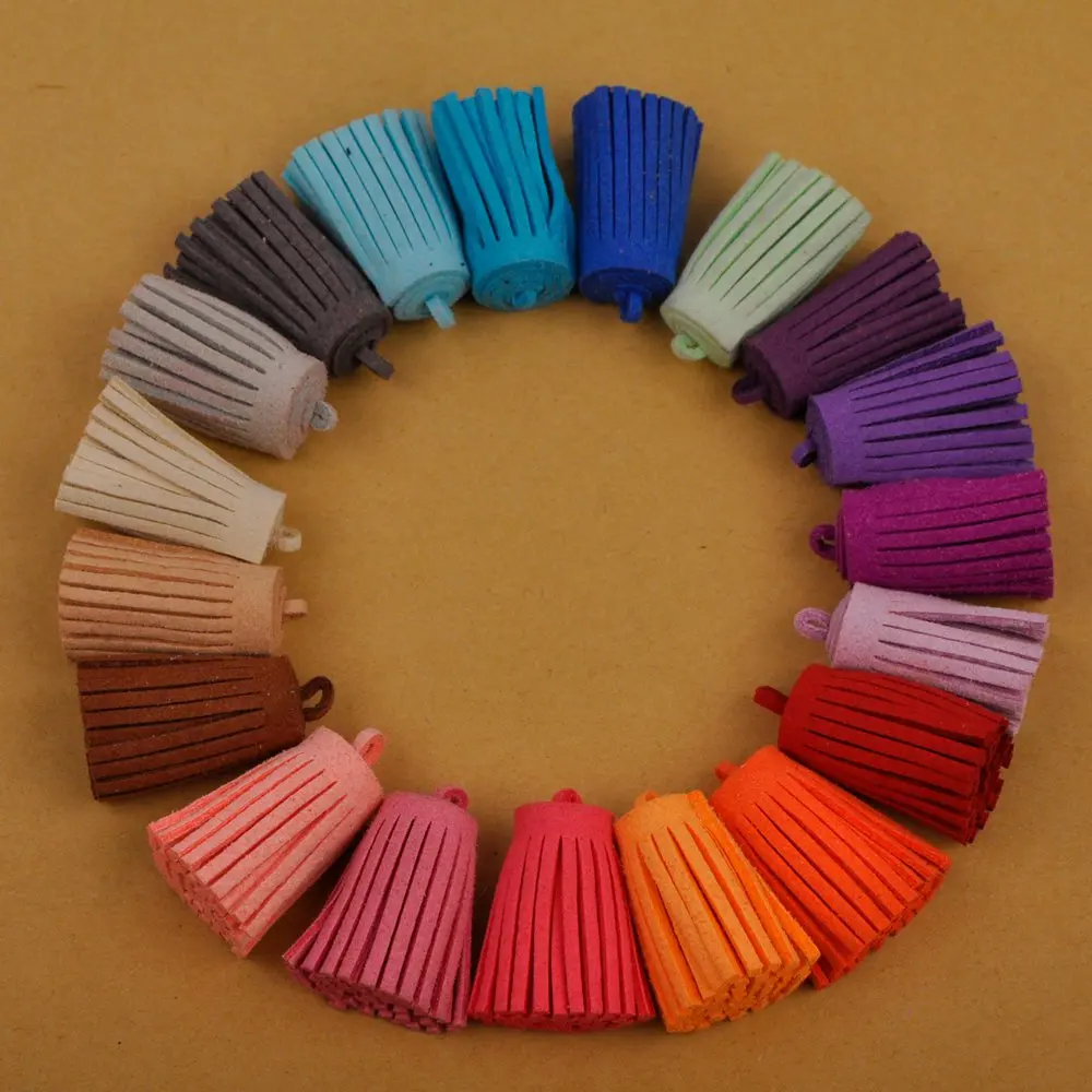 200pcs 3CM Vintage Leather Tassels Fringe Purl Macrame For DIY Jewelry Making Keychain Cellphone Straps Pendant Accessories
200pcs 3CM Vintage Leather Tassels Fringe Purl Macrame For DIY Jewelry Making Keychain Cellphone Straps Pendant Accessories