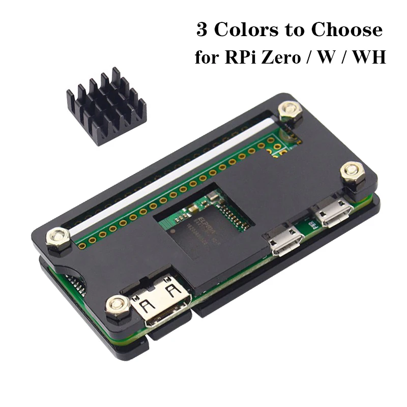 Чехол для Raspberry Pi Zero, акриловый чехол, 3 цвета, корпус с алюминиевым радиатором для Raspberry Pi Zero V1.3 / W / WH Pi 0 W
Чехол для Raspberry Pi Zero, акриловый чехол, 3 цвета, корпус с алюминиевым радиатором для Raspberry Pi Zero V1.3 / W / WH Pi 0 W