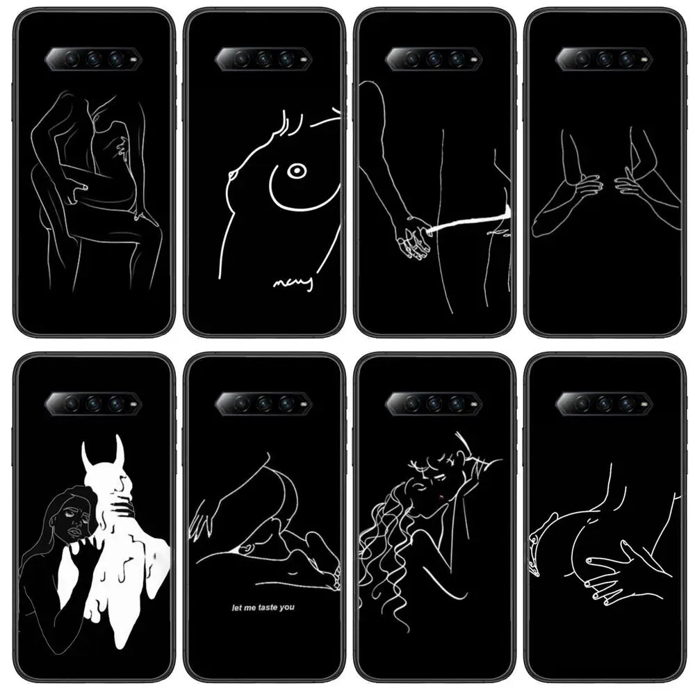 Minimalist Line Sexy Couple Anime Phone Case For xiaomi Black Shark 2 3 3s 4 Pro Helo Black Cover Silicone Back Prett
Minimalist Line Sexy Couple Anime Phone Case For xiaomi Black Shark 2 3 3s 4 Pro Helo Black Cover Silicone Back Prett