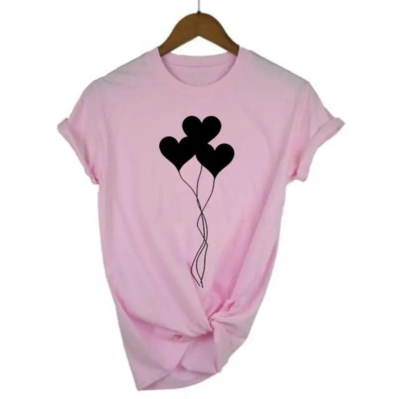 Cotton Casual T Shirt Women Tops Summer Short Sleeve Harajuku Shirt Tee Shirt Femme Fashion Love Sweet Tshirt Camiseta Mujer
Cotton Casual T Shirt Women Tops Summer Short Sleeve Harajuku Shirt Tee Shirt Femme Fashion Love Sweet Tshirt Camiseta Mujer