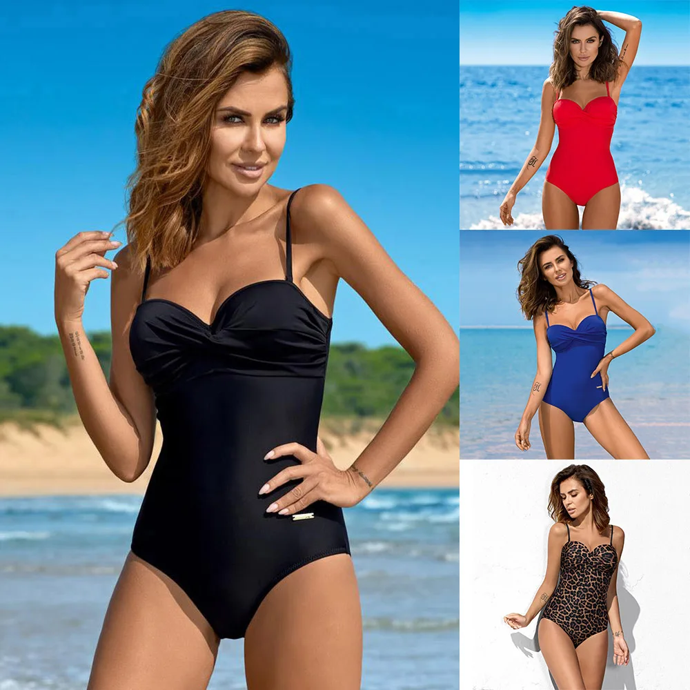 New Arrival Summer Women One Piece Swimsuit Push Up Underwire Swimwear Red Solid Color Bathing Suit Plus Size XXL Beachwear
New Arrival Summer Women One Piece Swimsuit Push Up Underwire Swimwear Red Solid Color Bathing Suit Plus Size XXL Beachwear