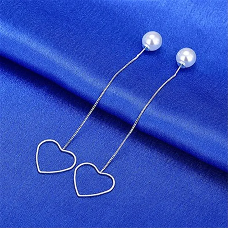 Fashion Korean Long Chain Hollow Heart Simulated Pearl Dangle Tassel Drop Earrings Female Elegant Jewelry
Fashion Korean Long Chain Hollow Heart Simulated Pearl Dangle Tassel Drop Earrings Female Elegant Jewelry
