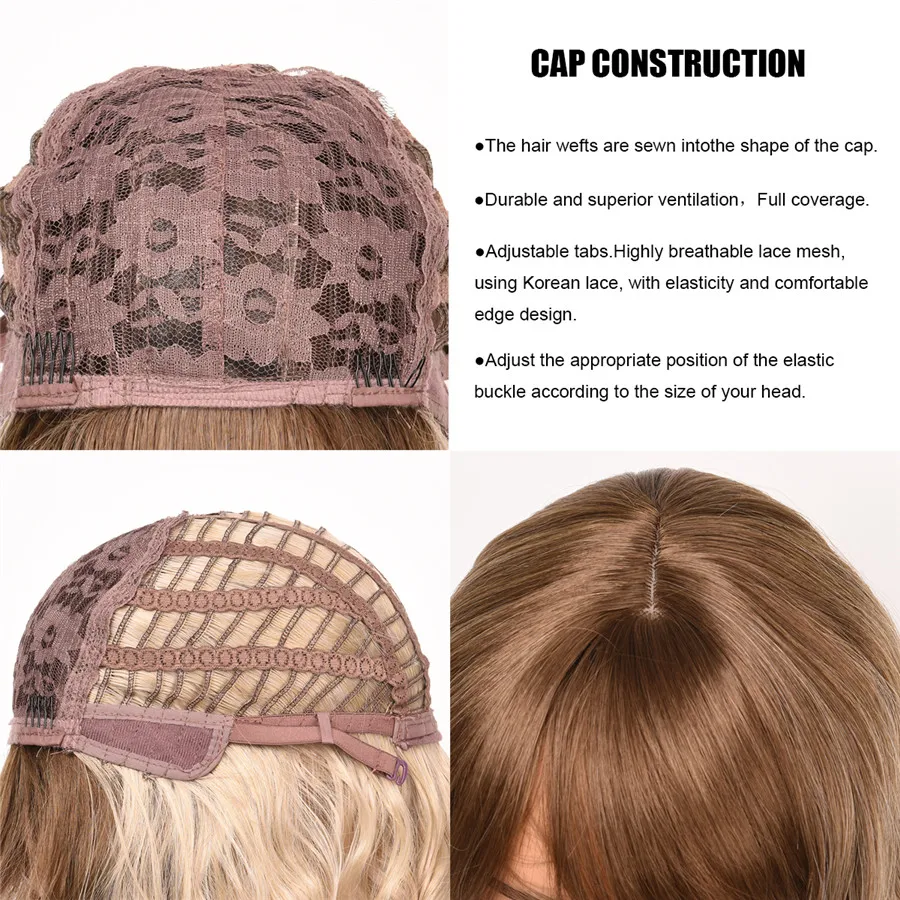 Women Short Wave Wig Synthetic Cosplay Wig for Black Women Party Daily Use Heat Resistant Wigs with Bangs
Women Short Wave Wig Synthetic Cosplay Wig for Black Women Party Daily Use Heat Resistant Wigs with Bangs
