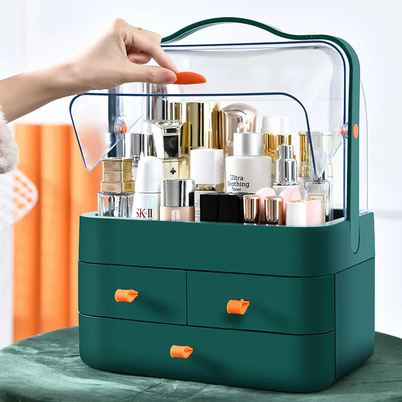 Net celebrity cosmetics storage box drawer type dust-proof shelf desktop organize box skin care products dressing table
Net celebrity cosmetics storage box drawer type dust-proof shelf desktop organize box skin care products dressing table