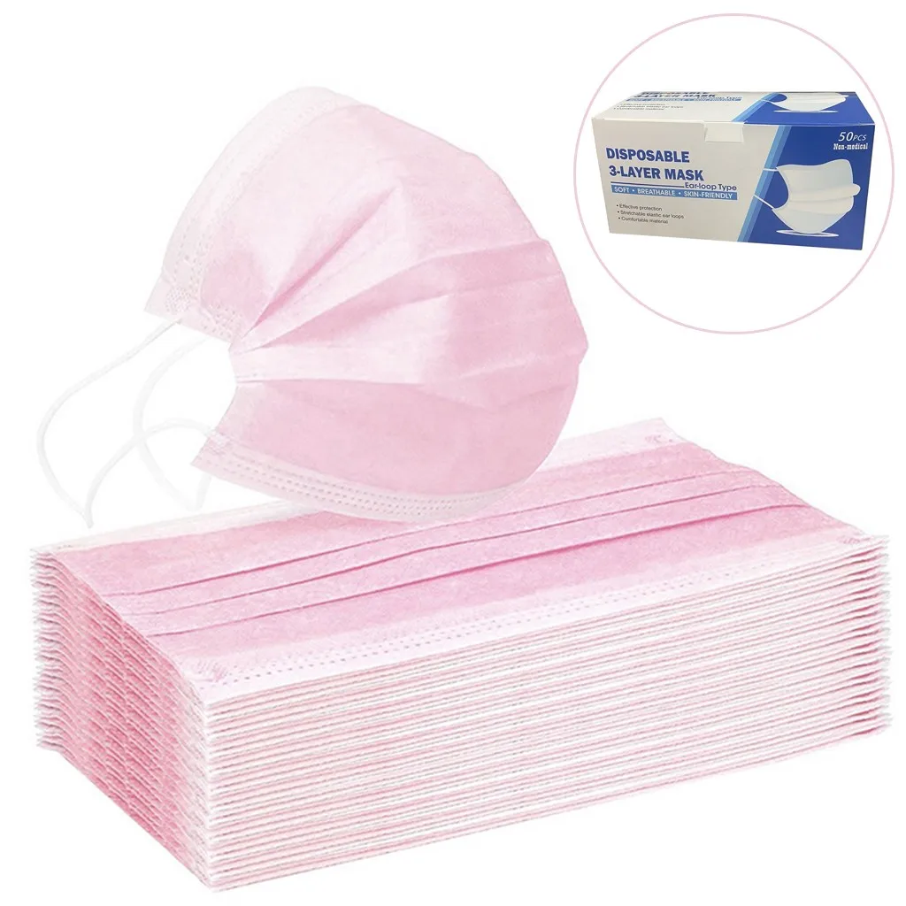 50PC Multi-Colors Adult Disposable Dust Mask masque lavable femme Air Purifying Mouth Filter Mask mondmasker
50PC Multi-Colors Adult Disposable Dust Mask masque lavable femme Air Purifying Mouth Filter Mask mondmasker