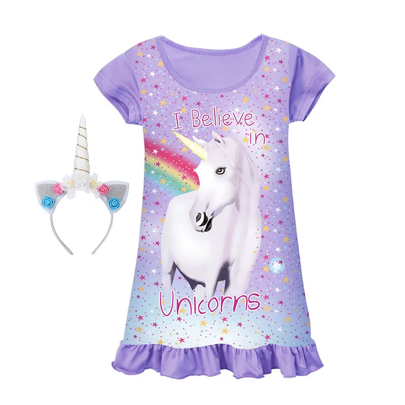 Летнее платье «Единорог» для девочек, Детская футболка с короткими рукавами, платье с принтом, платье с бантом в полоску цветастой радуги дл... 
Летнее платье «Единорог» для девочек, Детская футболка с короткими рукавами, платье с принтом, платье с бантом в полоску цветастой радуги дл...