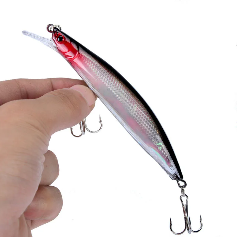 5 Цвета 13 г/11,5 см Minnow Искусственные пластиковые жесткие приманки Swimbait 4 # с острый Тройной крюк 3D глаза рыболовное снаряжение
5 Цвета 13 г/11,5 см Minnow Искусственные пластиковые жесткие приманки Swimbait 4 # с острый Тройной крюк 3D глаза рыболовное снаряжение