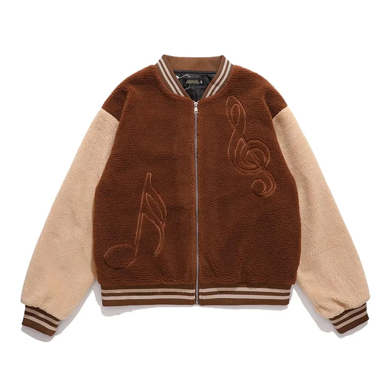 Hip Hop Lamb Wool Vintage Jackets Men Fashion Abstract Pattern Outwear Top Clothing Khaki Black
Hip Hop Lamb Wool Vintage Jackets Men Fashion Abstract Pattern Outwear Top Clothing Khaki Black