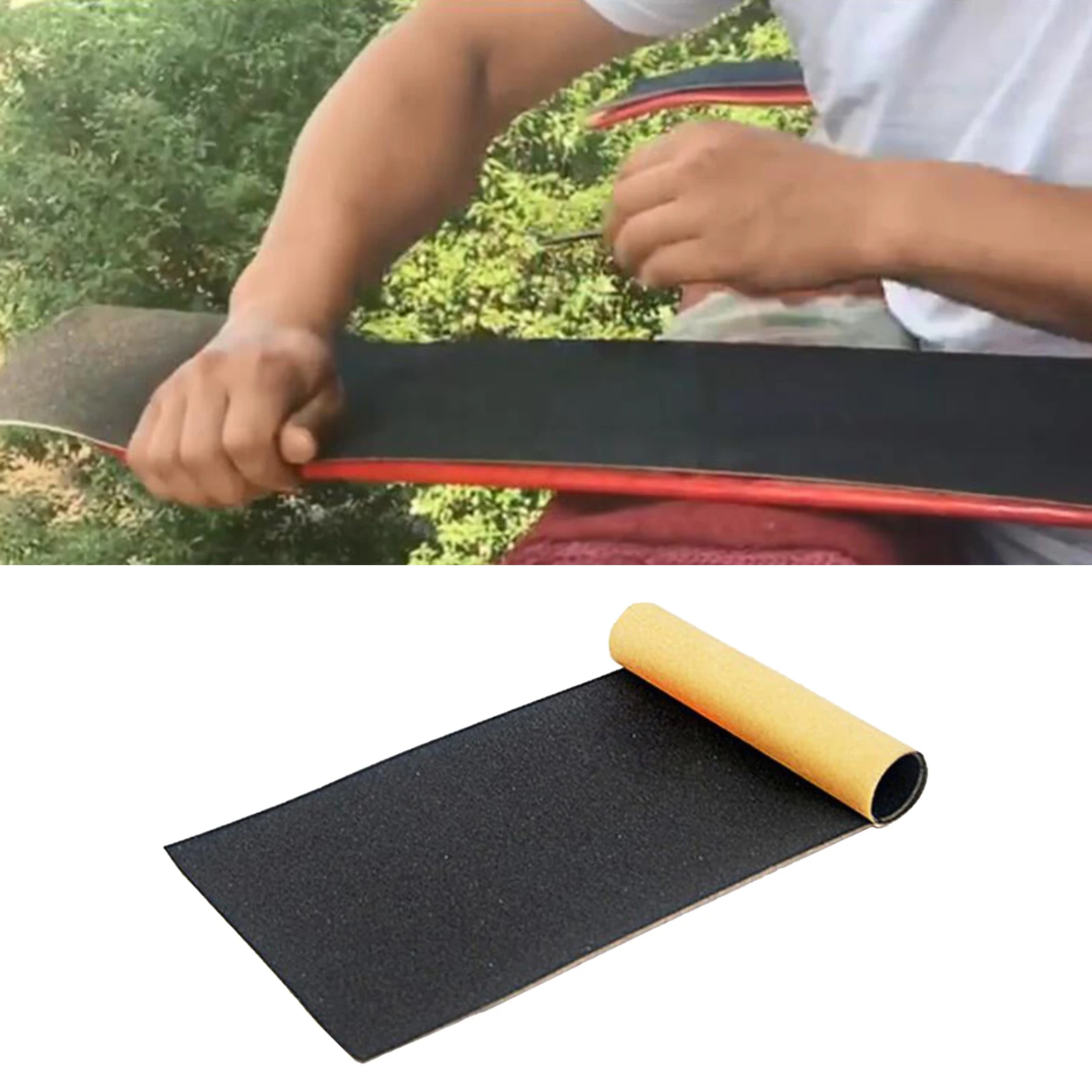 Skateboard Grip Tape Silicon Carbide Skate Grip Tapes Sandpaper For Skateboard, Thicken Pvc Based, board Stairs Gun
Skateboard Grip Tape Silicon Carbide Skate Grip Tapes Sandpaper For Skateboard, Thicken Pvc Based, board Stairs Gun