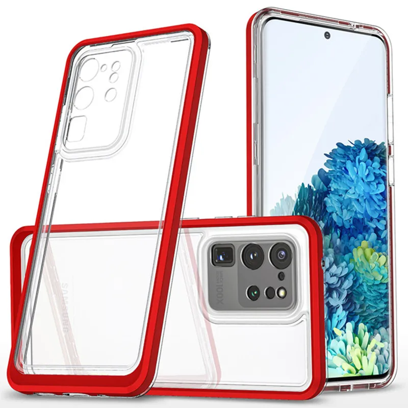For Samsung Galaxy S20 Ultra Case Luxury Colorful Silicone Armor Clear Back Cover For Samsung S20 Plus S 20 FE S20+ Rugged Cases
For Samsung Galaxy S20 Ultra Case Luxury Colorful Silicone Armor Clear Back Cover For Samsung S20 Plus S 20 FE S20+ Rugged Cases