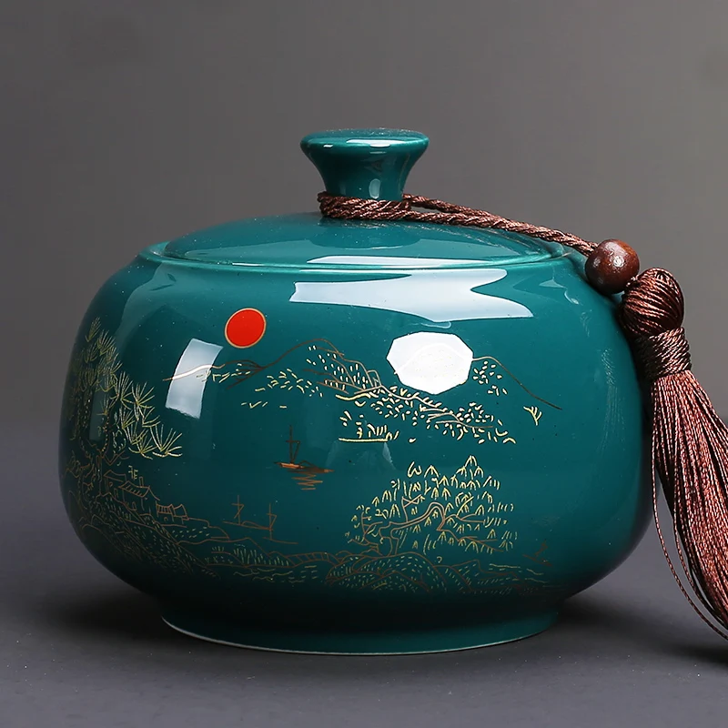 Ceramic Jar Tea Box Tea Leaves Container Candy Can Dried Fruit Tea Caddy Smell Proof Chinese Caja De Te Storage Pot AC50TE
Ceramic Jar Tea Box Tea Leaves Container Candy Can Dried Fruit Tea Caddy Smell Proof Chinese Caja De Te Storage Pot AC50TE