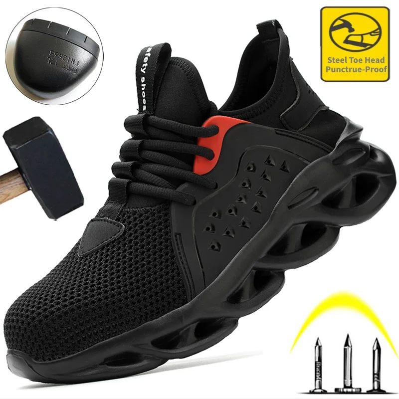 Men's Outdoor Breathable Mesh Steel Toe Anti Smashing Safety Shoes Men's Light Puncture Proof Comfortable Work Shoes Safety Boot
Men's Outdoor Breathable Mesh Steel Toe Anti Smashing Safety Shoes Men's Light Puncture Proof Comfortable Work Shoes Safety Boot