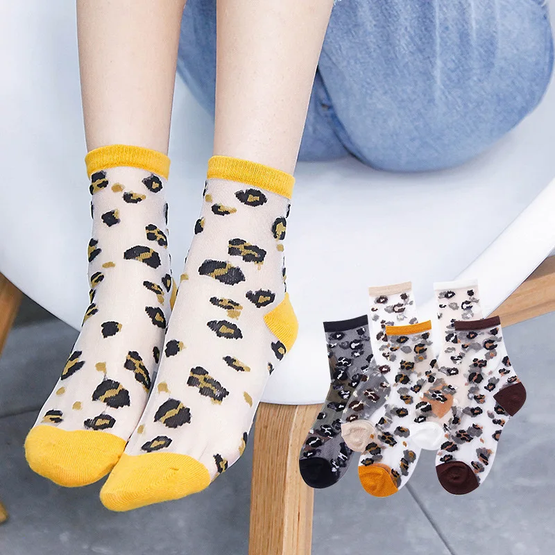 New Fashiom Sexy Leopard Crystal Silk Women Long Socks Summer Sport Thin Mesh Fisnnet Socks Harajuku Breathable Long Crew Socks
New Fashiom Sexy Leopard Crystal Silk Women Long Socks Summer Sport Thin Mesh Fisnnet Socks Harajuku Breathable Long Crew Socks