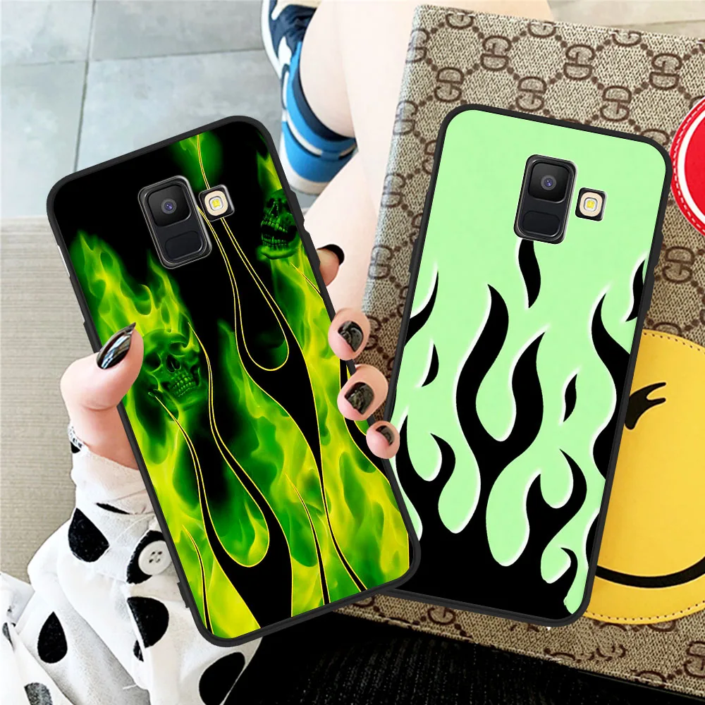 Fashion Red Green Flame Pattern Soft Phone Case For Samsung S8 S9 S10 S20 S21 Plus Note 10 20 Plus Ultra TPU Cover Fundas
Fashion Red Green Flame Pattern Soft Phone Case For Samsung S8 S9 S10 S20 S21 Plus Note 10 20 Plus Ultra TPU Cover Fundas
