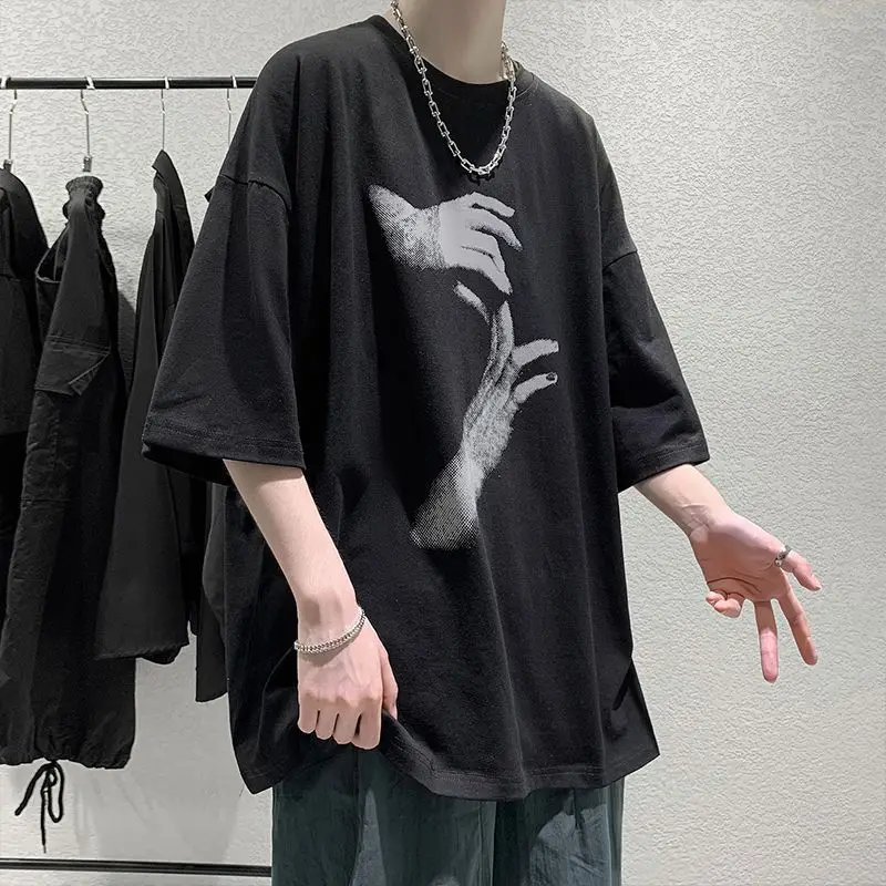 Ybaby summer new men's round neck T-shirt Japanese fashion loose casual pattern T-shirt super large T-shirt Harajuku
Ybaby summer new men's round neck T-shirt Japanese fashion loose casual pattern T-shirt super large T-shirt Harajuku